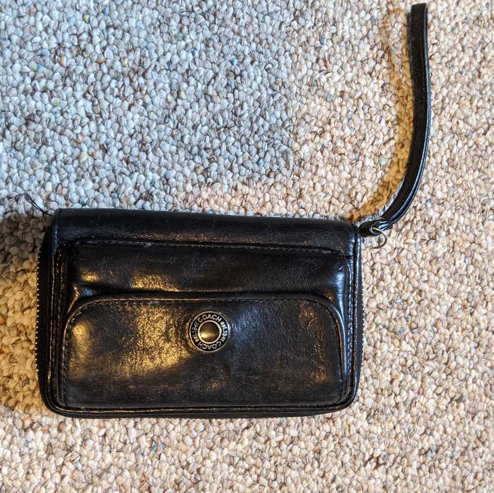 Black coach wallet